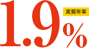 実質年率1.9%