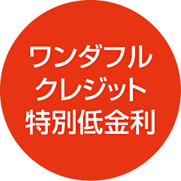 ワンダフルクレジット特別低金利