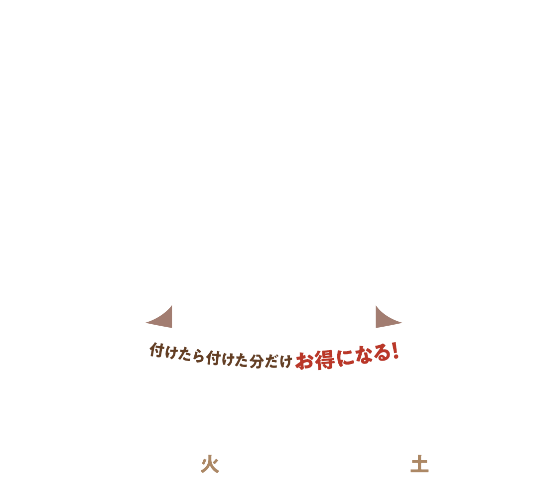 10月1日(火)～11月30日(土)は、秋の用品キャンペーン！